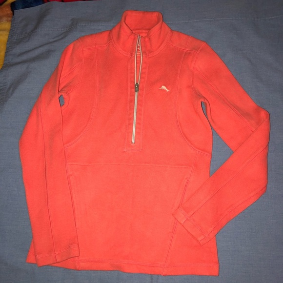 Tommy Bahama Sweaters - Tommy Bahama Jen & Terry Half Zip Top VirtualPink